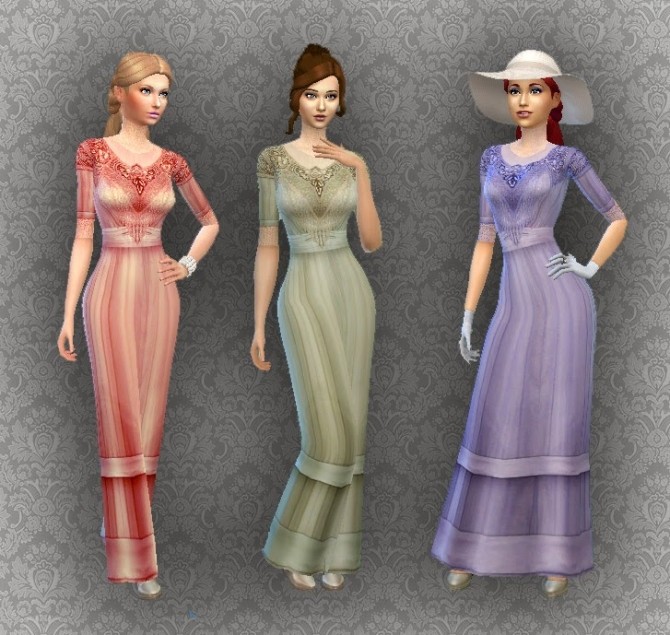 Sims 4 Edwardian Fashion 02 Conversion at My Stuff