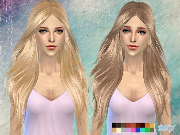 Sims 4 Hair 194 by Skysims at TSR