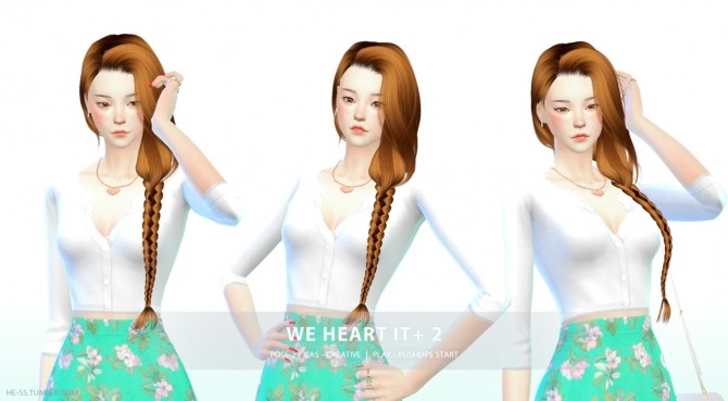 Sims 4 WE HEART IT+ 1,2 CAS&PLAY at HESS