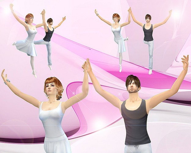 Couple Classic Dance Posepack by Sim4fun at Sims Fans » Sims 4 Updates