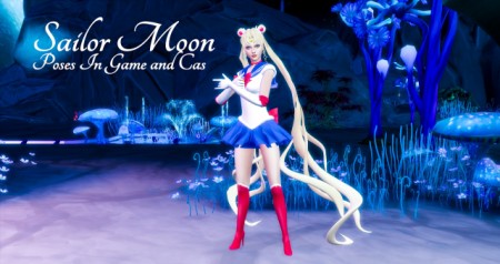 Sailor Moon Pose In Game/Cas by Dreacia at My Fabulous Sims