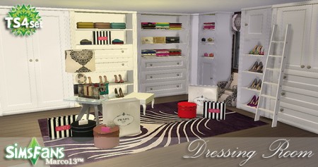 Dressing Room Conversion by Marco13 at Sims Fans