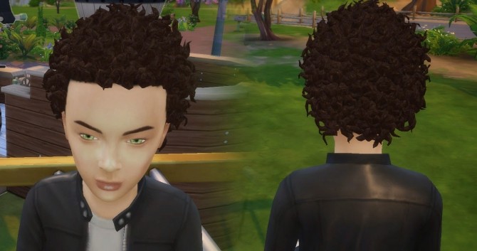 Sims 4 Close Curls for Boys at My Stuff