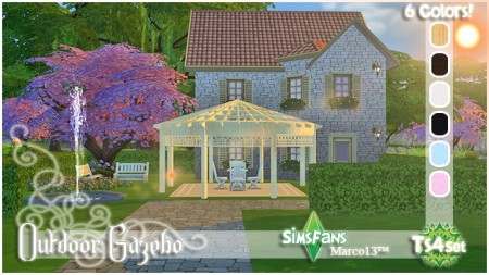 Outdoor Gazebo by Marco13 at Sims Fans