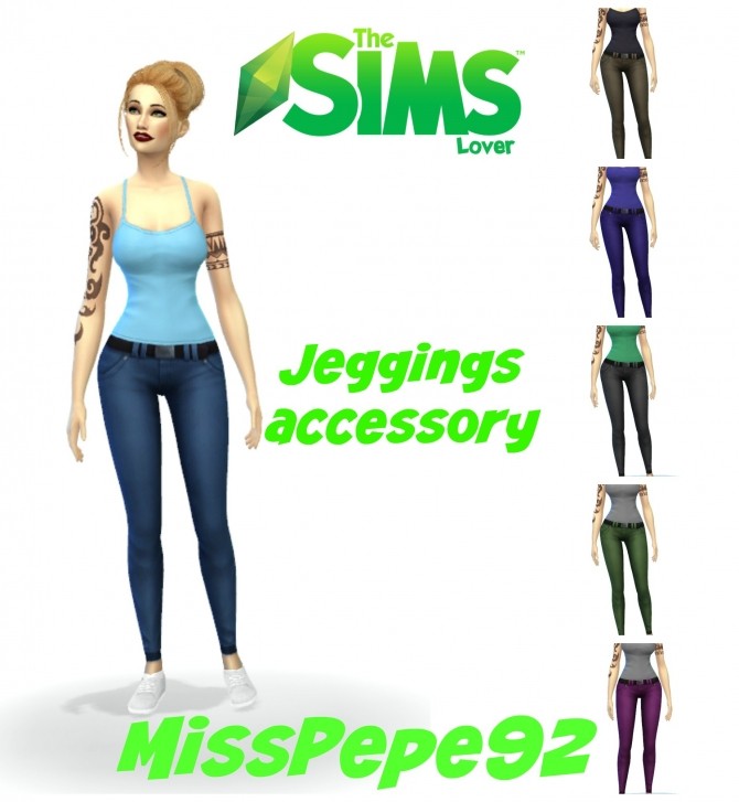 Sims 4 Jeggings / Jeans by MissPepe92 at The Sims Lover
