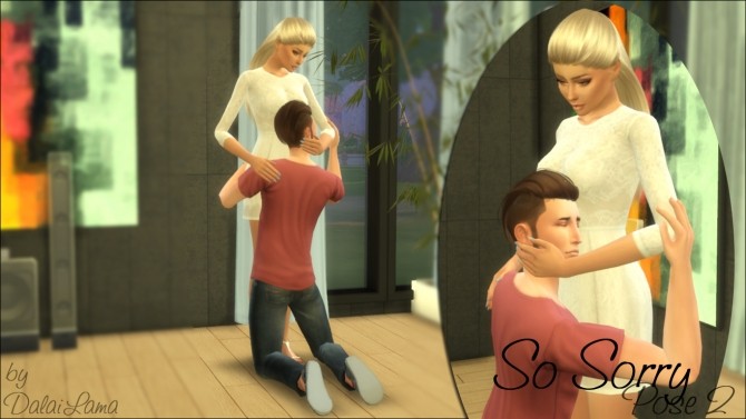 Sims 4 So Sorry Couple Poses by DalaiLama at TSR