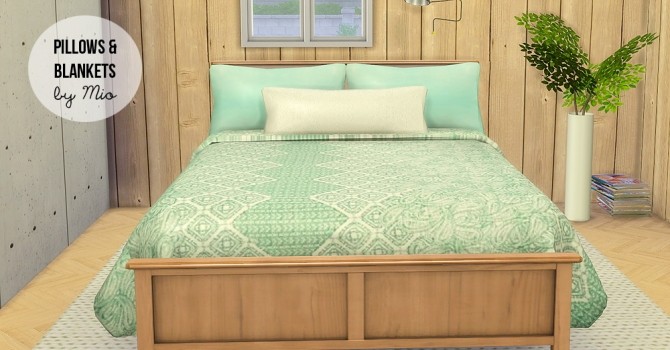Sims 4 Bed pillows & blanket conversions TS2 TS4 at MIO