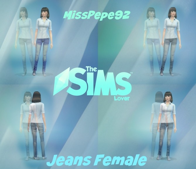 Sims 4 Jeggings / Jeans by MissPepe92 at The Sims Lover