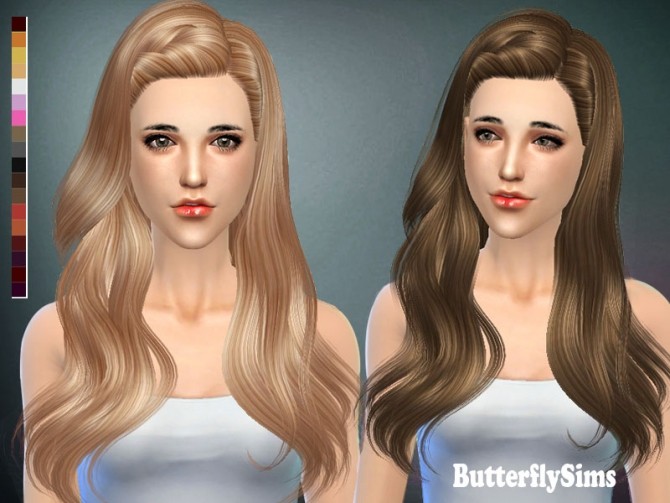 Sims 4 B fly hair 144 by YOYO (PAY) at Butterfly Sims