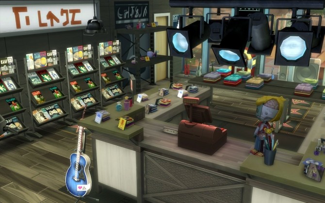 Sims 4 Notorious Notes (Retail Store) by silverwolf 6677 at Mod The Sims