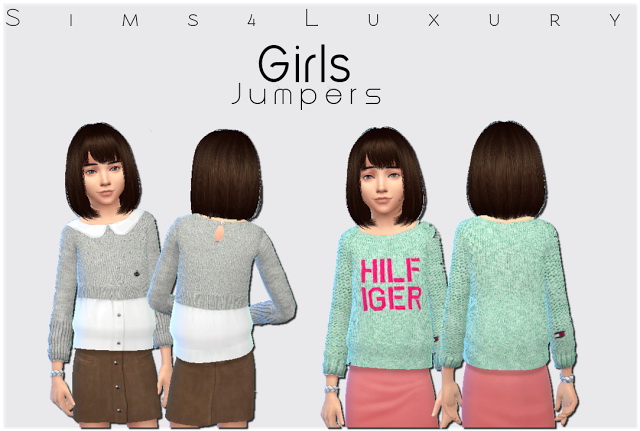 Sims 4 Jumpers for girls at Sims4 Luxury