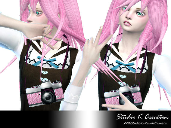 Sims 4 Kawaii Camera at Studio K Creation