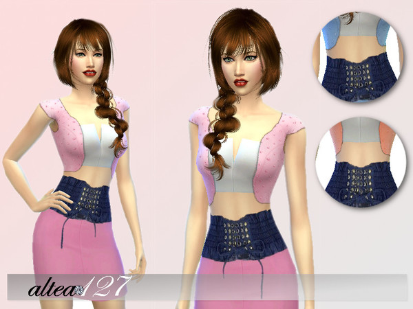 Sims 4 Barbie dress by Altea127 at TSR