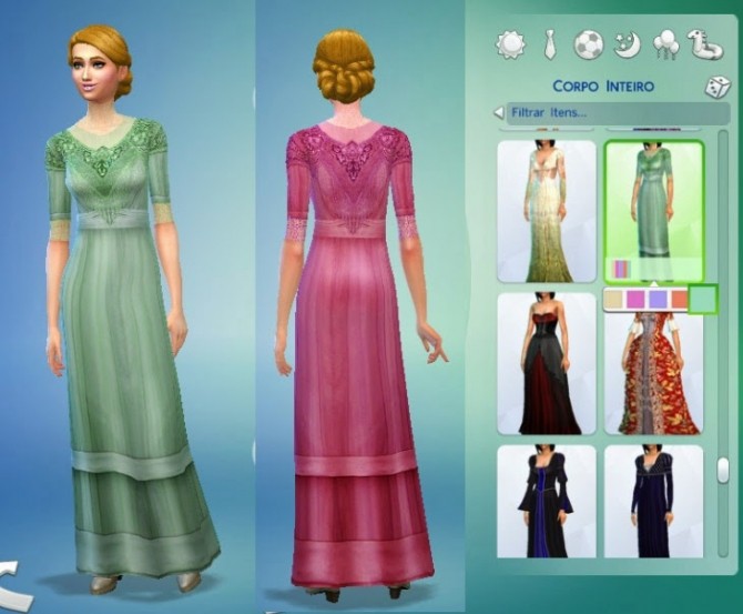 Sims 4 Edwardian Fashion 02 Conversion at My Stuff