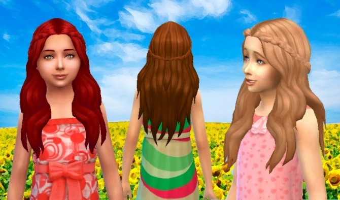 Sims 4 Sensitive Hair for Girls at My Stuff