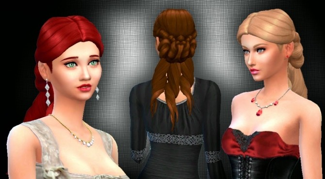 Sims 4 Gentle Hair by Kiara at My Stuff