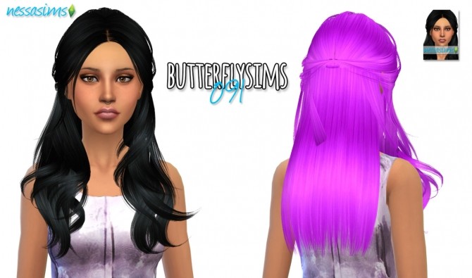 Sims 4 Mini Hair Dump #1 (Butterfly Sims) at Nessa Sims