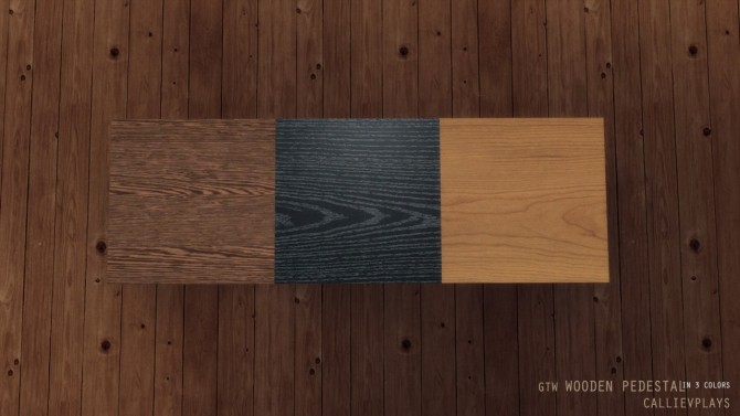 Sims 4 Wooden pedestal at CallieV Plays