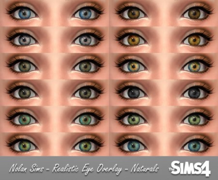 Realistic eyes overlay at Nolan Sims