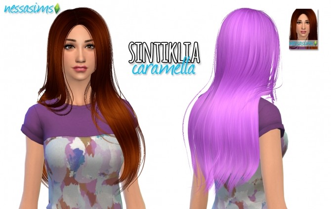 Sims 4 Sintiklias Caramella Hair Retexture at Nessa Sims