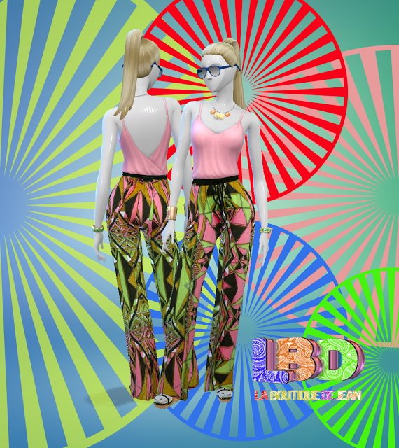 Sims 4 Custo#LBD fashion collection at La Boutique de Jean