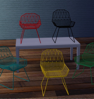 Sims 4 Camilla Chair at Meinkatz Creations