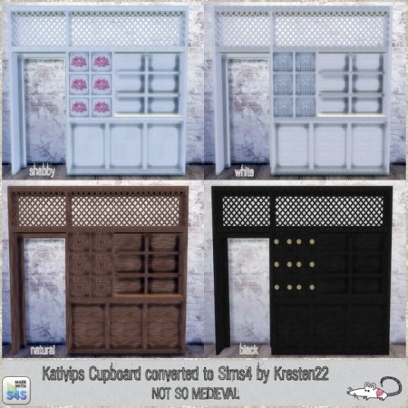 Kativip cupboard conversion at Loverat Sims4 » Sims 4 Updates