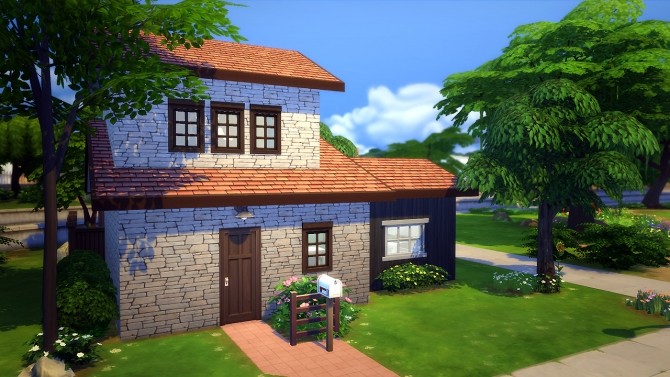 Sims 4 Tartare starter house at Fezet’s Corporation