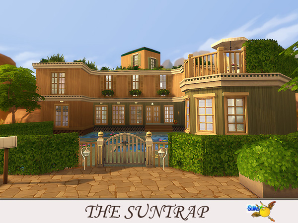 Sims 4 The Suntrap house by Evi at TSR