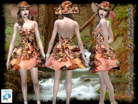 Flora Fairy hat and dress at Amberlyn Designs