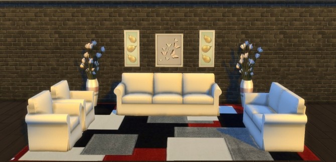 Sims 4 EKTORP Chair and Sofas by AdonisPluto at Mod The Sims