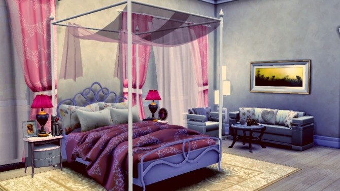 Sims 4 Catchy Sweet Bedroom at Sanjana sims
