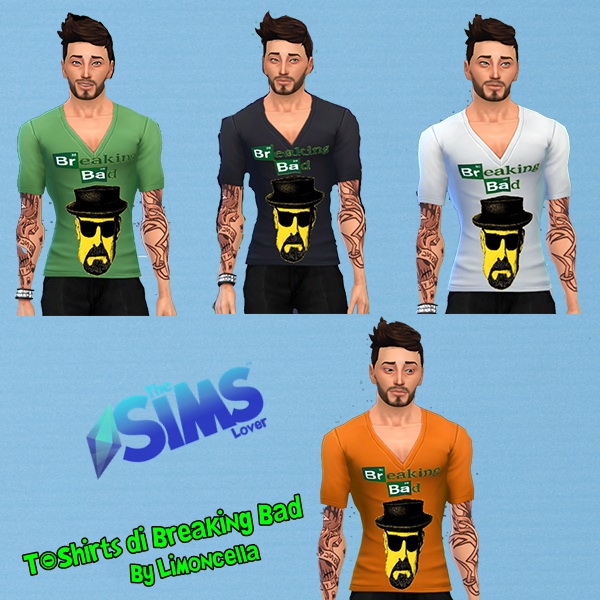 Sims 4 T Shirts by Limoncella at The Sims Lover