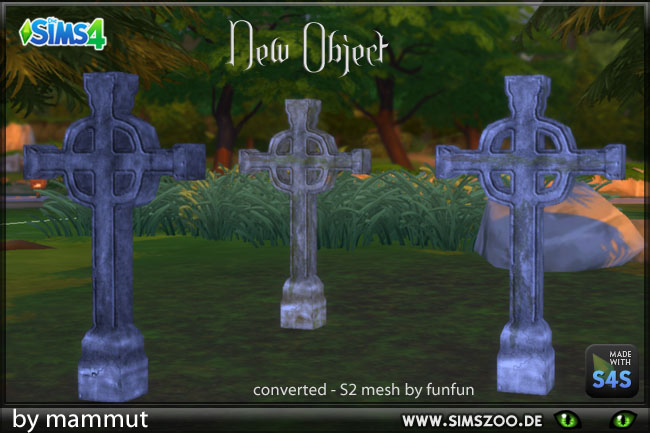 Sims 4 Gothic Cross by mammut at Blacky’s Sims Zoo