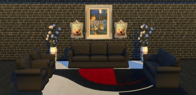 Sims 4 EKTORP Chair and Sofas by AdonisPluto at Mod The Sims
