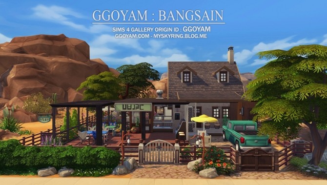 Sims 4 Farm cafeteria by GGOYAM : BANGSAIN at My Sims House
