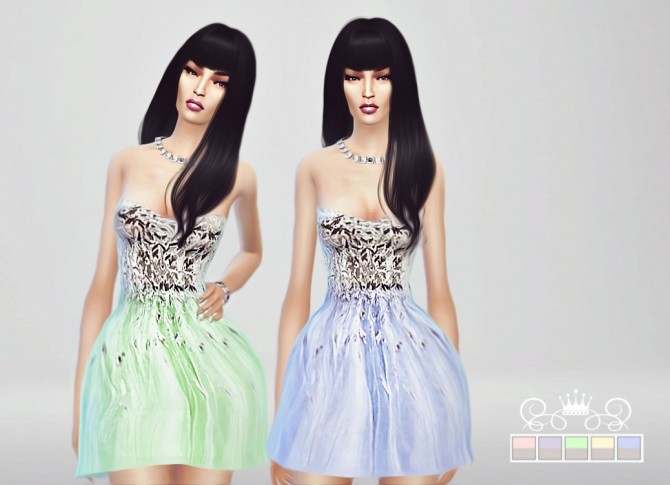Sims 4 Romantic Collection 3 dresses at Fashion Royalty Sims