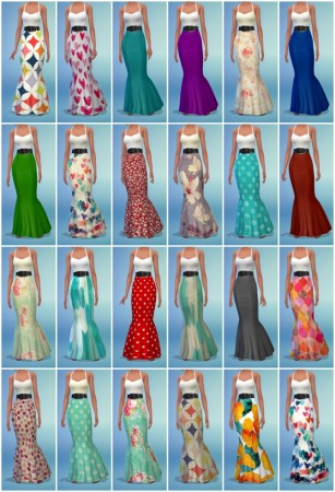 42 Dress Recolors at The Simsperience