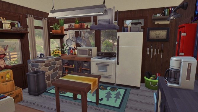 Sims 4 Farm cafeteria by GGOYAM : BANGSAIN at My Sims House