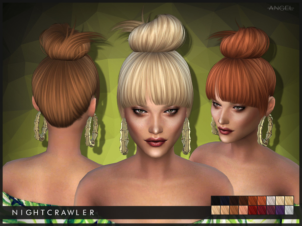 Sims 4 NoAngel hair by Nightcrawler at TSR