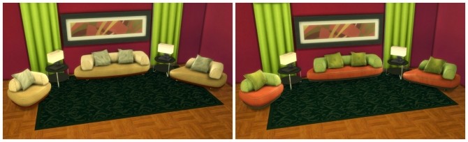 Sims 4 TS2 to TS4 Studio Bakonmi Living Set by Elias943 at Mod The Sims