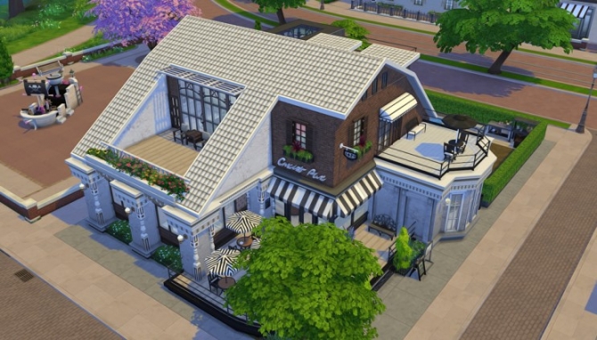 Bakery Shop by GGOYAM : BANGSAIN at My Sims House » Sims 4 Updates
