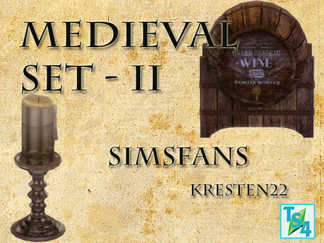 Sims 4 Medieval Set II by Kresten 22 at Sims Fans