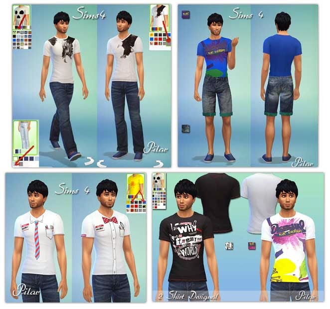 Sims 4 Clothes archive by Pilar at SimControl