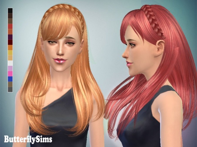 Sims 4 B fly hair 077 by Yoyo (PAY) at Butterfly Sims