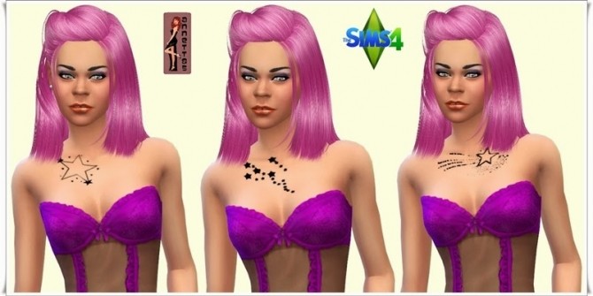 Sims 4 Star tattoos for females at Annett’s Sims 4 Welt
