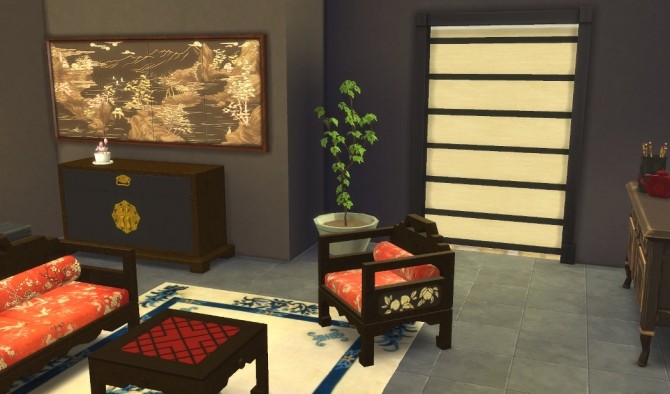 Sims 4 Asian Deco Goodies at Leander Belgraves