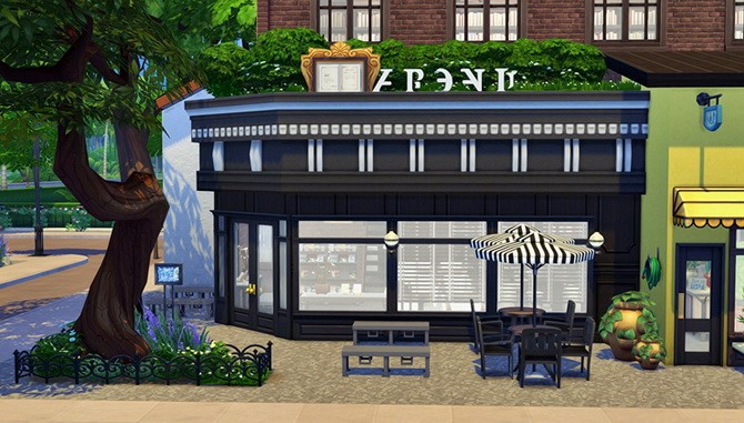 Sims 4 Bookstore by GGOYAM : BANGSAIN at My Sims House