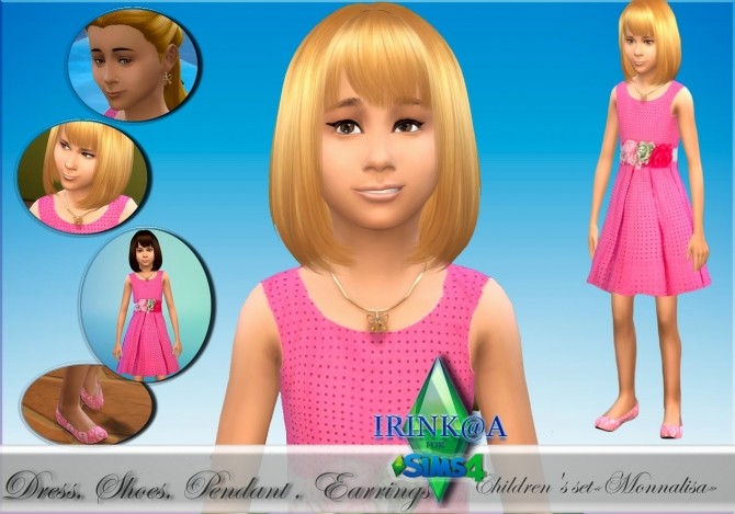 Sims 4 Monnalisa set for kids at Irink@a