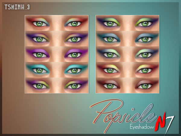 Sims 4 Popsicle Eyeshadow by tsminh 3 at TSR